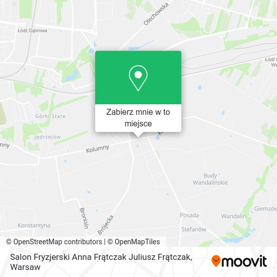 Mapa Salon Fryzjerski Anna Frątczak Juliusz Frątczak