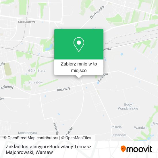 Mapa Zakład Instalacyjno-Budowlany Tomasz Majchrowski