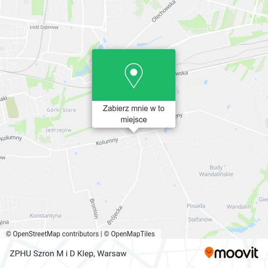 Mapa ZPHU Szron M i D Klep