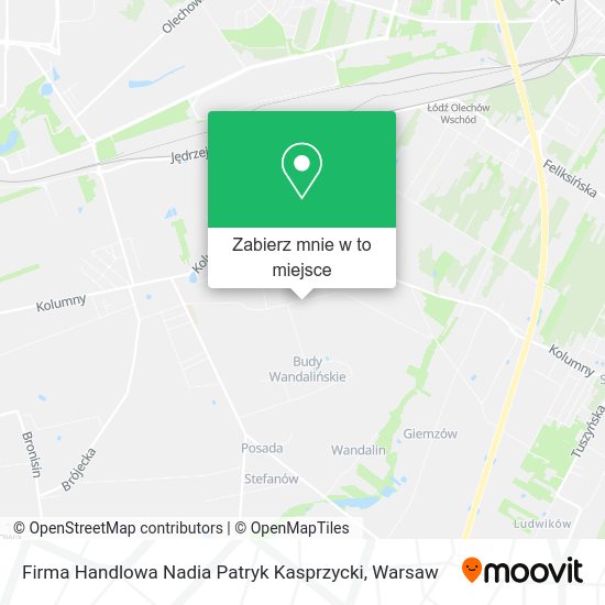 Mapa Firma Handlowa Nadia Patryk Kasprzycki