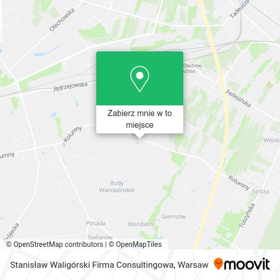 Mapa Stanisław Waligórski Firma Consultingowa