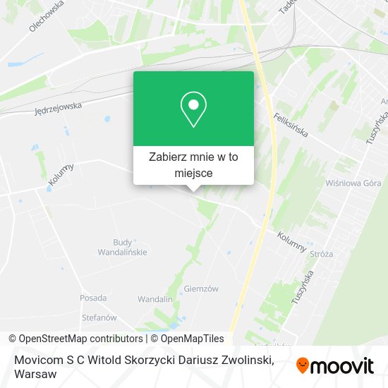 Mapa Movicom S C Witold Skorzycki Dariusz Zwolinski