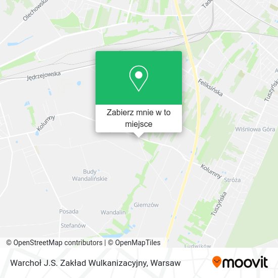 Mapa Warchoł J.S. Zakład Wulkanizacyjny