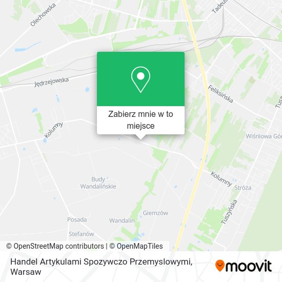 Mapa Handel Artykulami Spozywczo Przemyslowymi