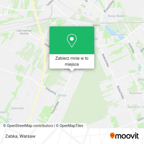 Mapa Zabka