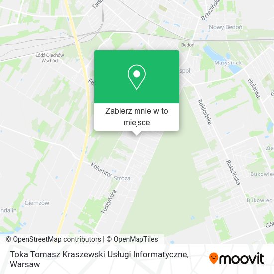 Mapa Toka Tomasz Kraszewski Usługi Informatyczne