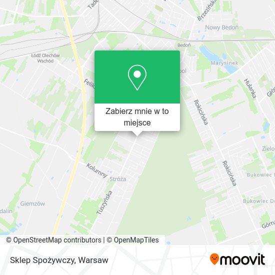 Mapa Sklep Spożywczy