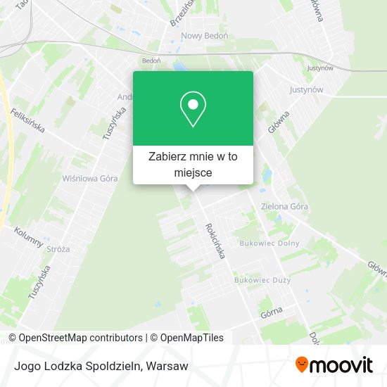 Mapa Jogo Lodzka Spoldzieln