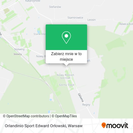 Mapa Orlandinio Sport Edward Orłowski