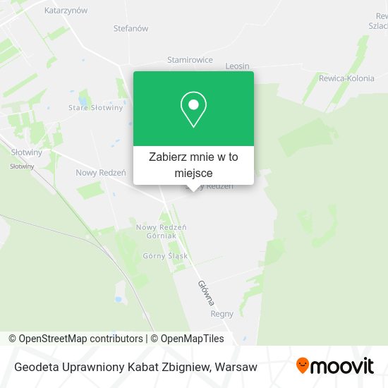 Mapa Geodeta Uprawniony Kabat Zbigniew