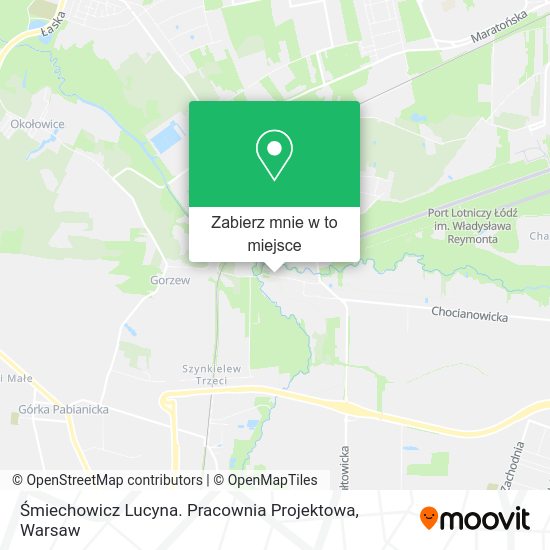 Mapa Śmiechowicz Lucyna. Pracownia Projektowa