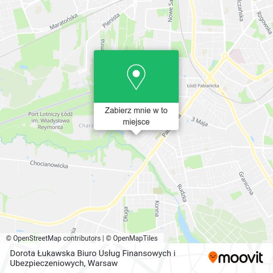 Mapa Dorota Łukawska Biuro Usług Finansowych i Ubezpieczeniowych