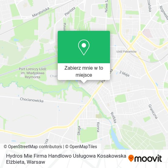 Mapa Hydros Mie Firma Handlowo Usługowa Kosakowska Elżbieta