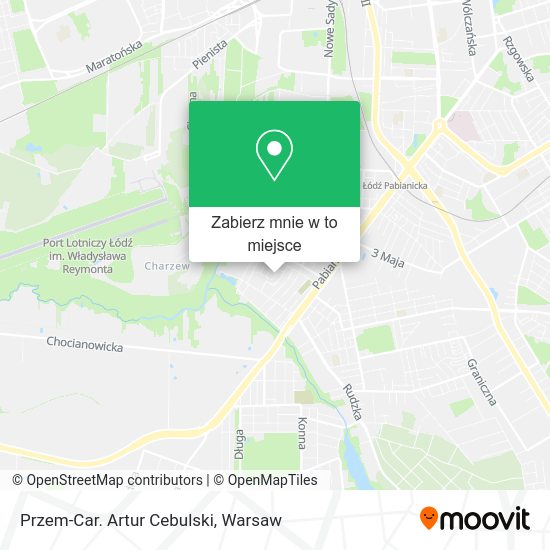 Mapa Przem-Car. Artur Cebulski