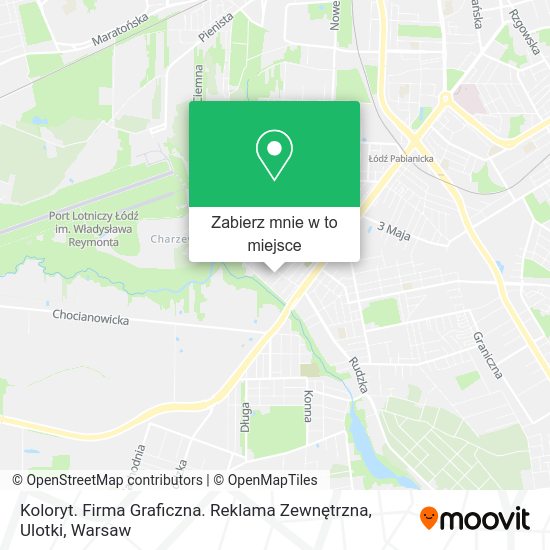 Mapa Koloryt. Firma Graficzna. Reklama Zewnętrzna, Ulotki