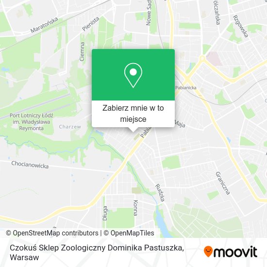 Mapa Czokuś Sklep Zoologiczny Dominika Pastuszka