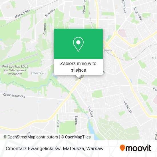 Mapa Cmentarz Ewangelicki św. Mateusza