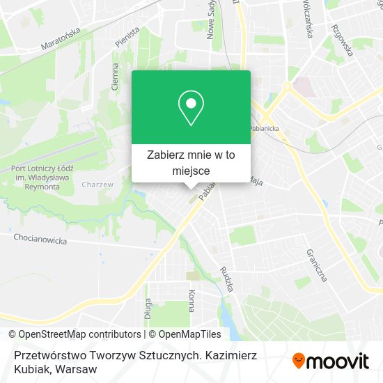 Mapa Przetwórstwo Tworzyw Sztucznych. Kazimierz Kubiak