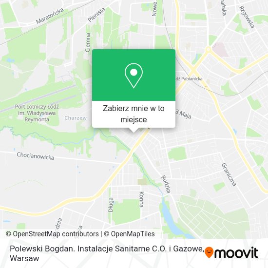 Mapa Polewski Bogdan. Instalacje Sanitarne C.O. i Gazowe