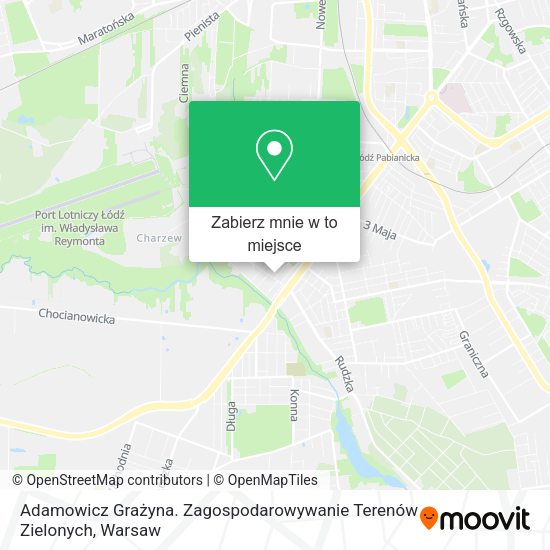 Mapa Adamowicz Grażyna. Zagospodarowywanie Terenów Zielonych