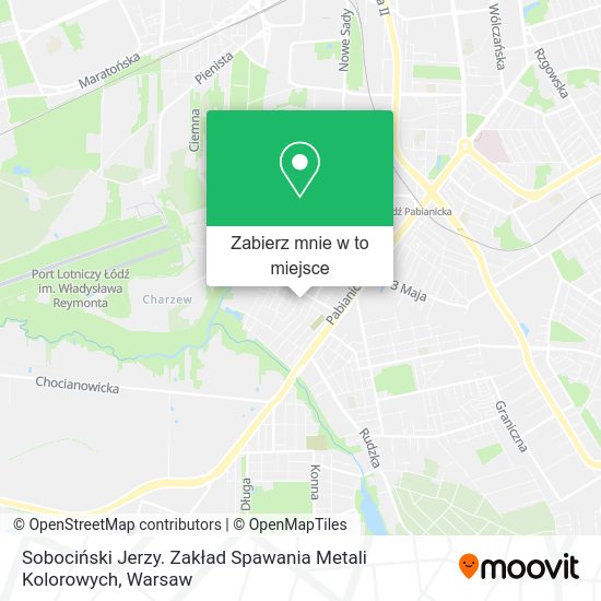 Mapa Sobociński Jerzy. Zakład Spawania Metali Kolorowych