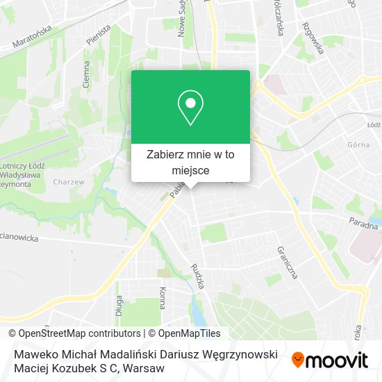 Mapa Maweko Michał Madaliński Dariusz Węgrzynowski Maciej Kozubek S C