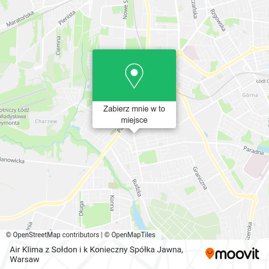 Mapa Air Klima z Sołdon i k Konieczny Spółka Jawna