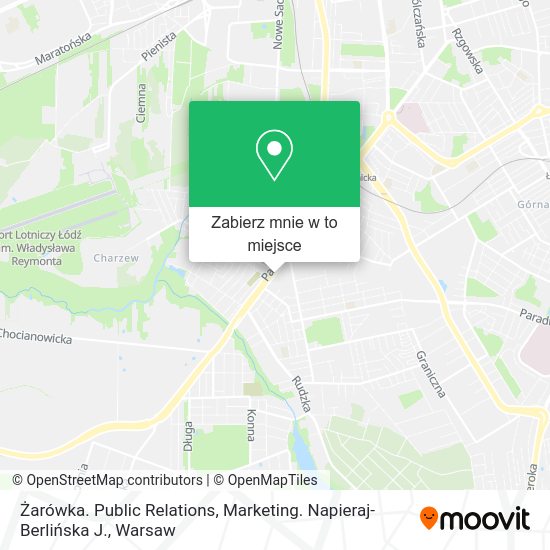 Mapa Żarówka. Public Relations, Marketing. Napieraj-Berlińska J.