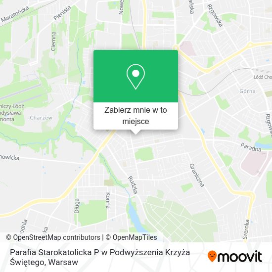 Mapa Parafia Starokatolicka P w Podwyższenia Krzyża Świętego