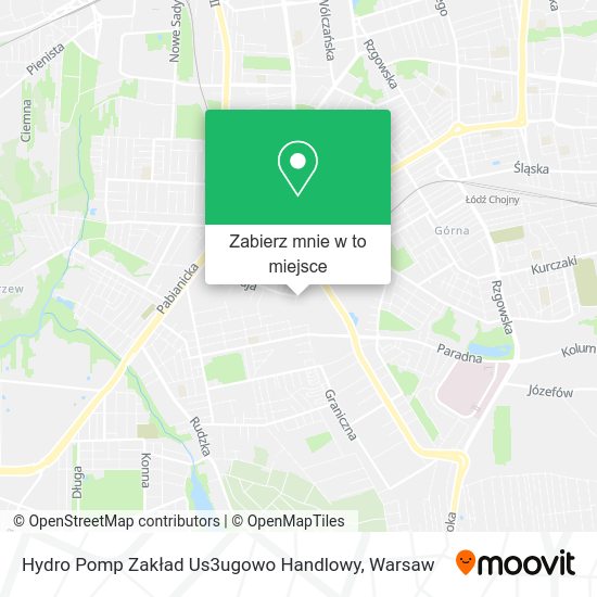 Mapa Hydro Pomp Zakład Us3ugowo Handlowy