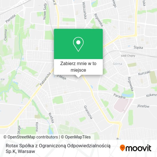 Mapa Rotax Spółka z Ograniczoną Odpowiedzialnością Sp.K