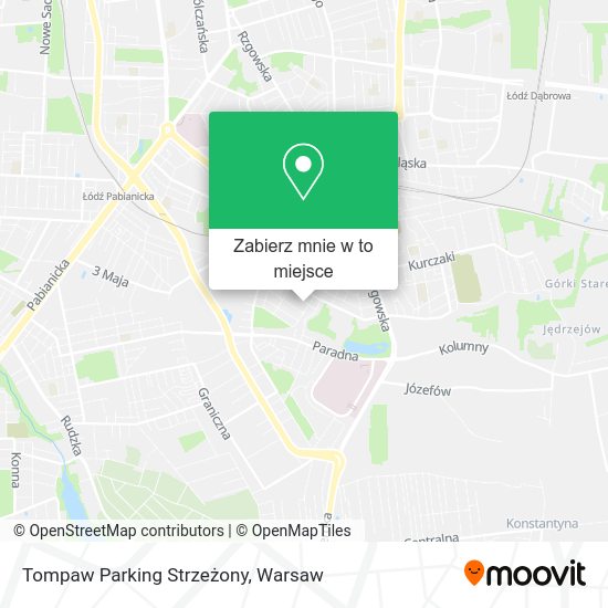 Mapa Tompaw Parking Strzeżony