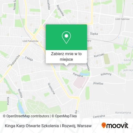 Mapa Kinga Karp Otwarte Szkolenia i Rozwój