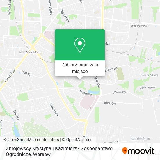 Mapa Zbrojewscy Krystyna i Kazimierz - Gospodarstwo Ogrodnicze