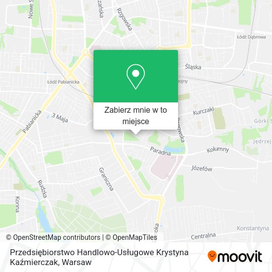 Mapa Przedsiębiorstwo Handlowo-Usługowe Krystyna Kaźmierczak