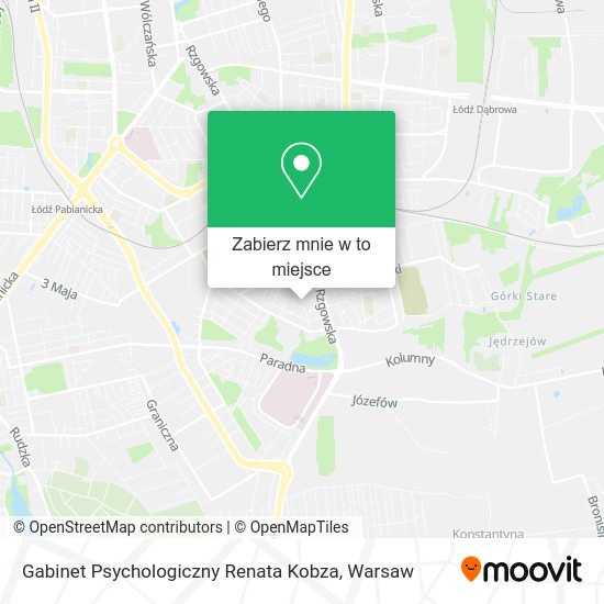 Mapa Gabinet Psychologiczny Renata Kobza