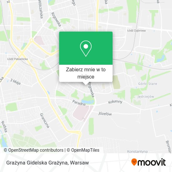 Mapa Grażyna Gidelska Grażyna