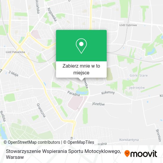 Mapa Stowarzyszenie Wspierania Sportu Motocyklowego