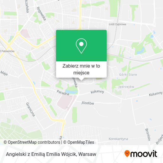 Mapa Angielski z Emilią Emilia Wójcik