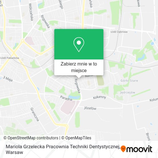 Mapa Mariola Grzelecka Pracownia Techniki Dentystycznej