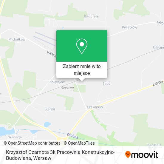 Mapa Krzysztof Czarnota 3k Pracownia Konstrukcyjno-Budowlana