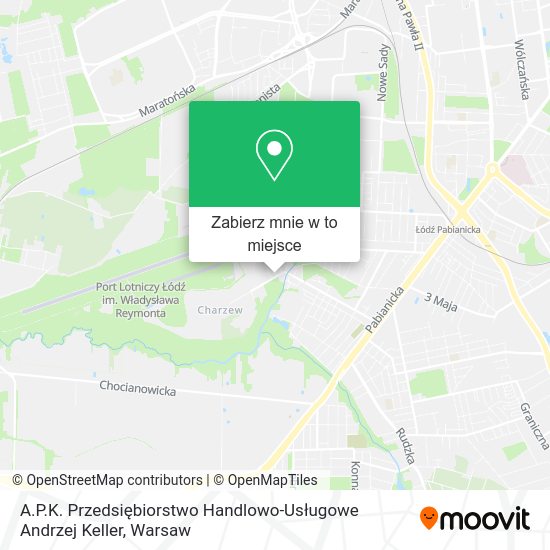 Mapa A.P.K. Przedsiębiorstwo Handlowo-Usługowe Andrzej Keller