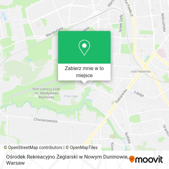 Mapa Ośrodek Rekreacyjno Żeglarski w Nowym Duninowie