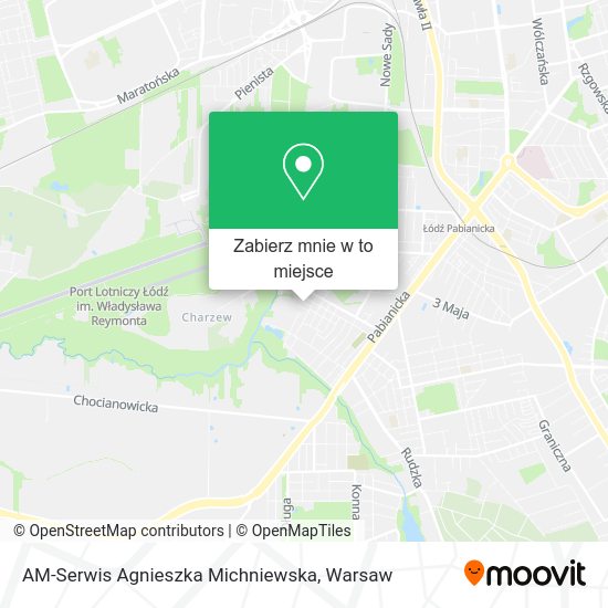 Mapa AM-Serwis Agnieszka Michniewska