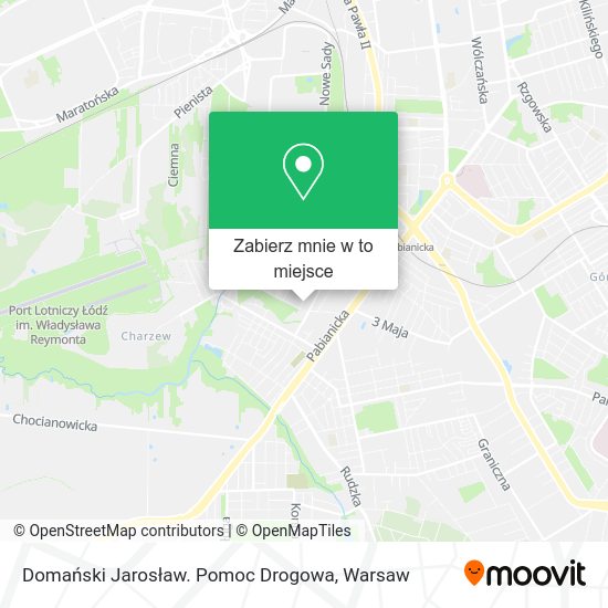 Mapa Domański Jarosław. Pomoc Drogowa