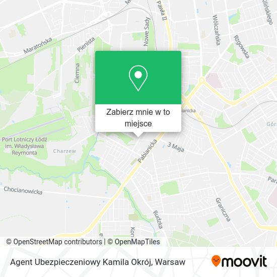 Mapa Agent Ubezpieczeniowy Kamila Okrój