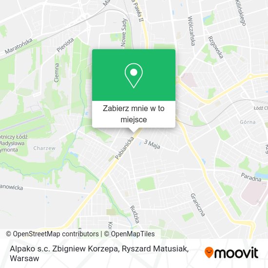 Mapa Alpako s.c. Zbigniew Korzepa, Ryszard Matusiak