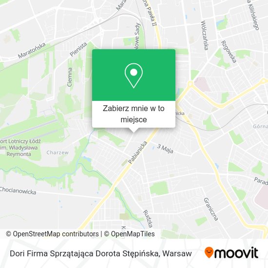 Mapa Dori Firma Sprzątająca Dorota Stępińska