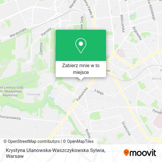 Mapa Krystyna Ulanowska-Waszczykowska Sylwia