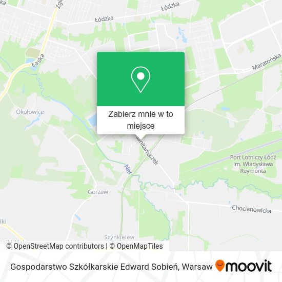 Mapa Gospodarstwo Szkółkarskie Edward Sobień